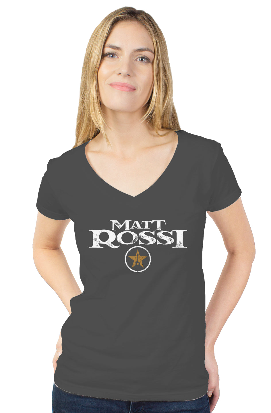 womens tultex v neck