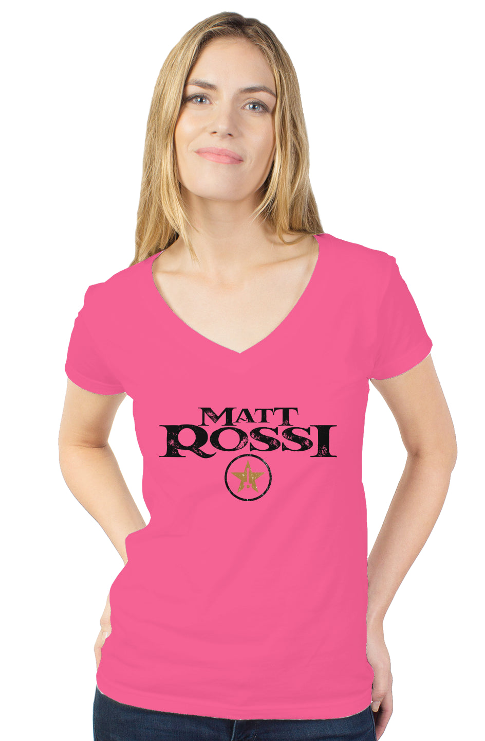womens tultex v neck