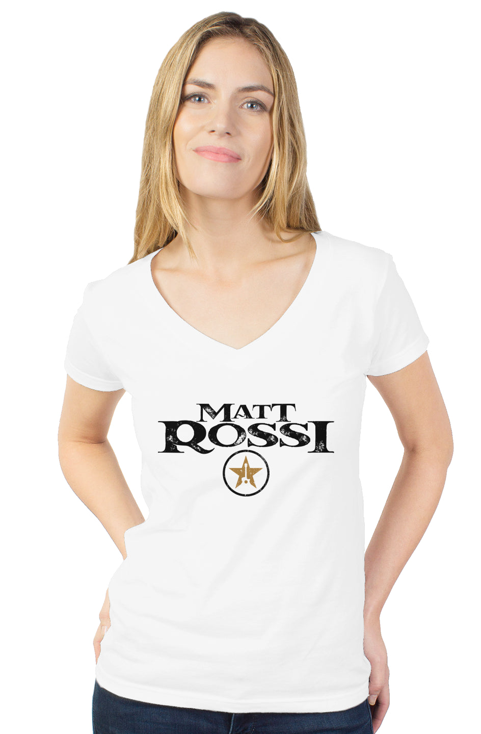 womens tultex v neck